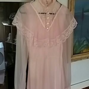 Womens vintage old time dress from early 60 s